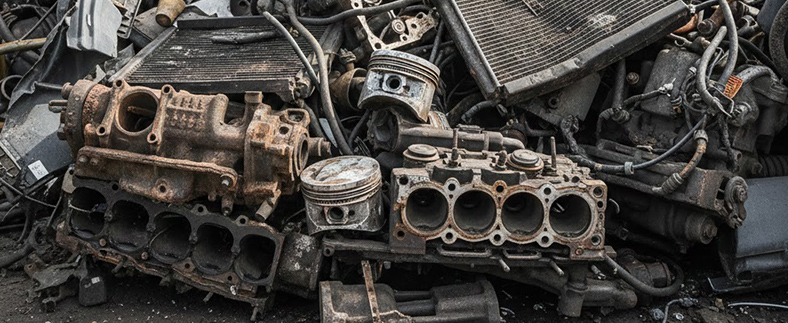 خرید ضایعات خودرو در تهران (پیستون، سرسیلندر، رادیاتور)